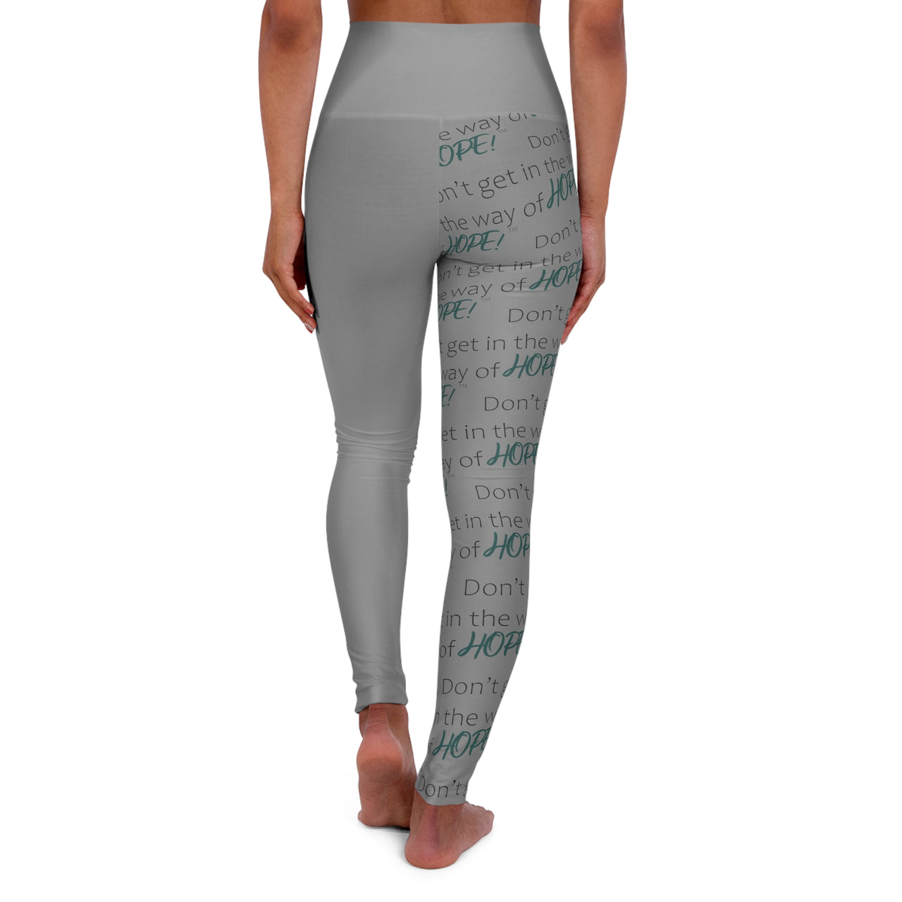Don't Get in the Way of HOPE! High Waisted Yoga Leggings