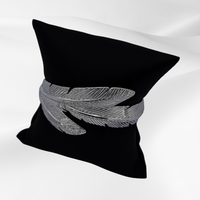 Thumbnail for Soar with Joy™ Sterling Silver Cuff Bracelet with signature triple feather design.