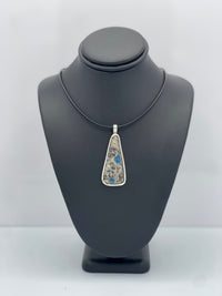 Thumbnail for Raindrop Azurite from K2 Mountain Pendant Necklace