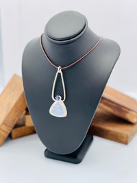 Thumbnail for Iolite & Blue Lace Agate Pendant Necklace