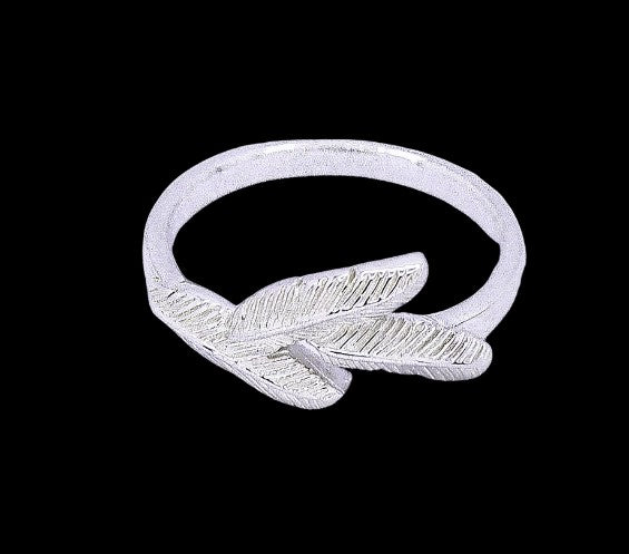 Soar with Joy™ Ladies Ring in Sterling Silver front-facing view without ring holder