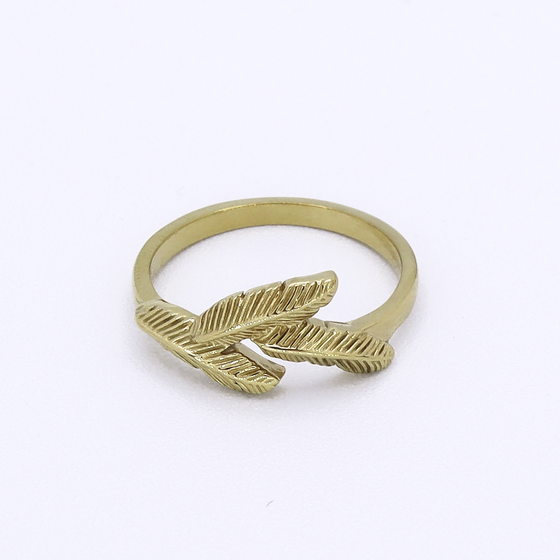 Soar with Joy™ Ladies Ring in 14k Yellow Gold front-facing view without holder