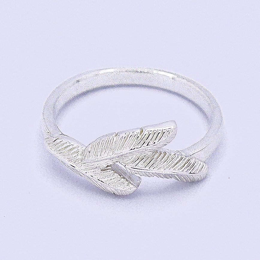 Soar with Joy™ Ladies Ring in Sterling Silver front-facing view without ring holder