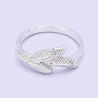 Thumbnail for Soar with Joy™ Ladies Ring in Sterling Silver front-facing view without ring holder