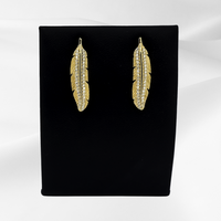Thumbnail for Soar with Joy™ 14k yellow gold with diamonds earrings
