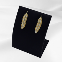 Thumbnail for Soar with Joy™ 14k yellow gold with diamonds earrings