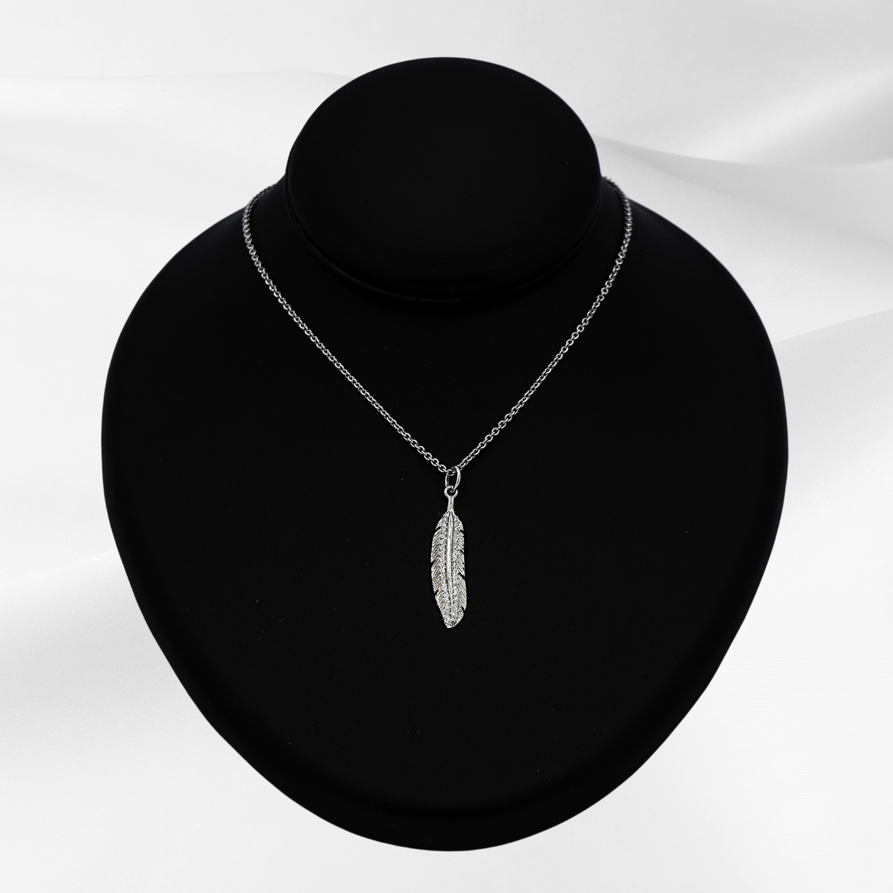 Soar with Joy™ Sterling Silver with Diamonds Pendant on an 18 inch chain necklace.
