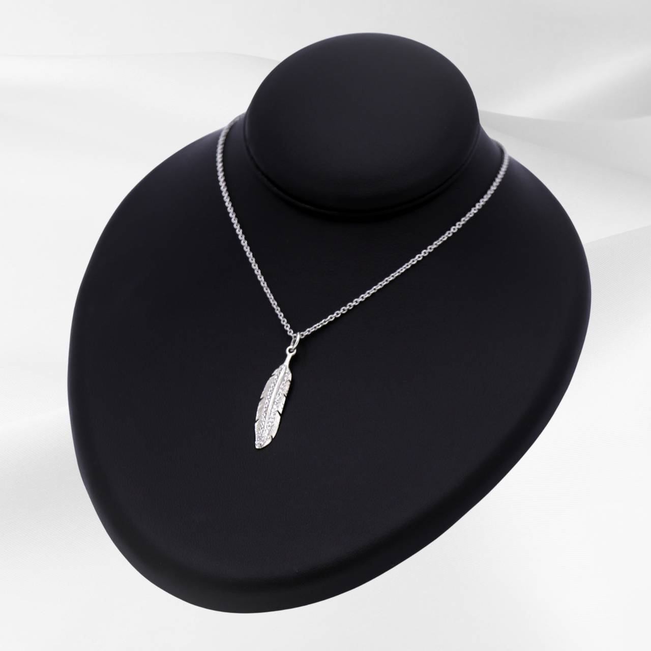 Soar with Joy™ Sterling Silver with Diamonds Pendant on an 18 inch chain necklace.