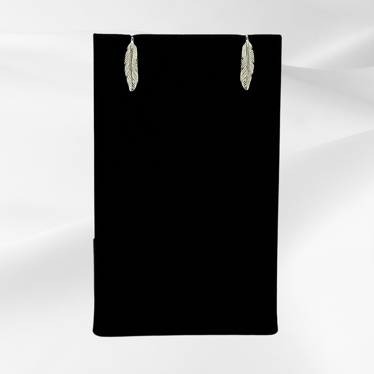 Soar with Joy™ Petite Sterling Silver Earrings front-facing view.