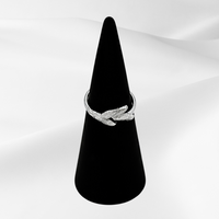 Thumbnail for Soar with Joy™ Ladies Ring in Sterling Silver front-facing view on ring holder